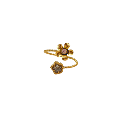 Soft Sparkle White Ring